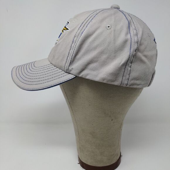 Allstate 400 At the Brickyard Strapback Hat Gray Adjustable 2006 Embroidered - Picture 5 of 11